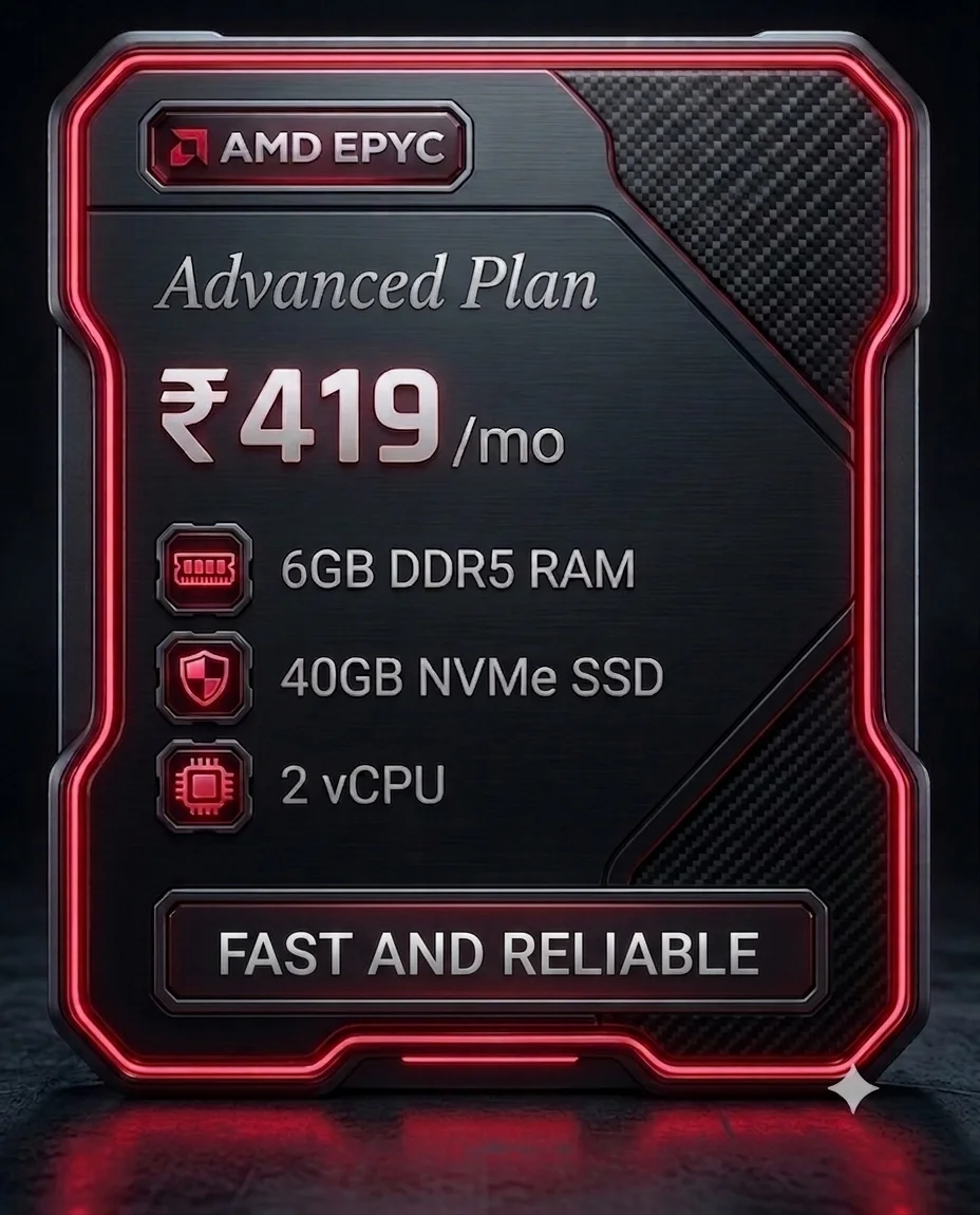 Advanced Plan VPS Amd
