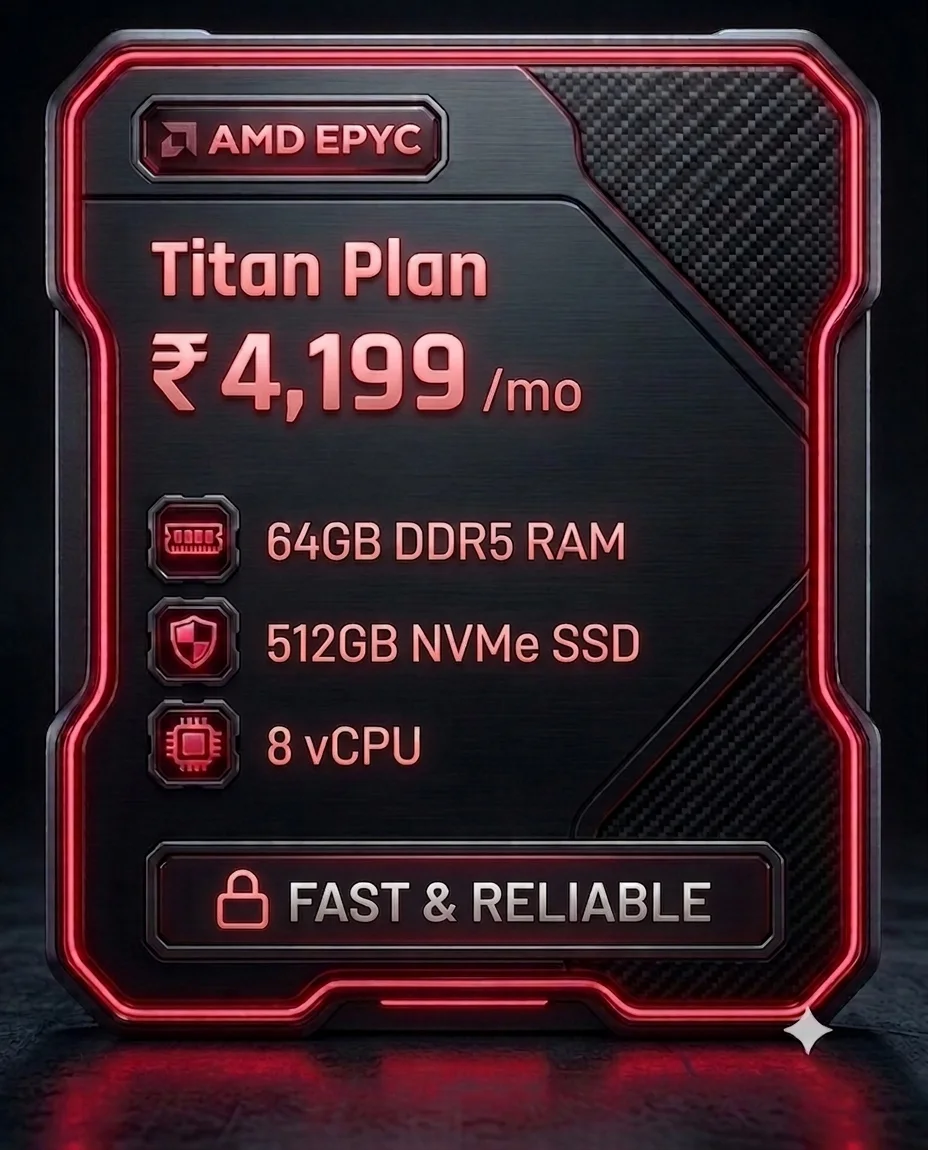 Titan Plan VPS Amd