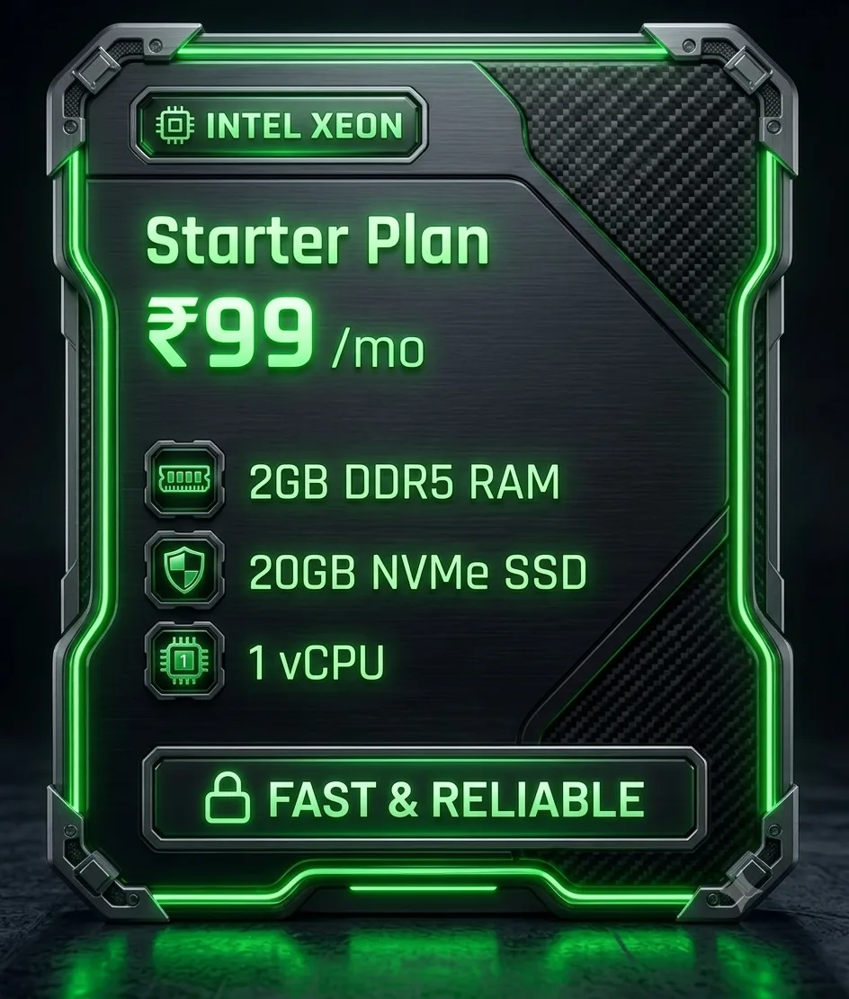 Starter Plan VPS Intel