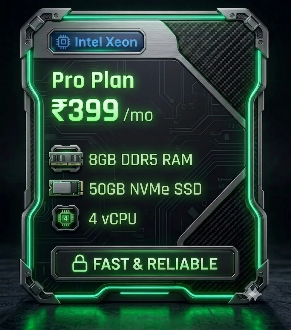 Pro Plan VPS Intel